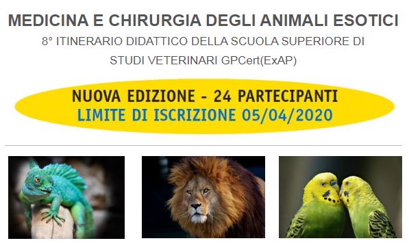 MEDICINA E CHIRURGIA DEGLI ANIMALI ESOTICI