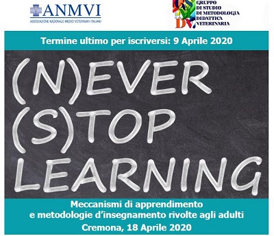 Never Stop Learning – Metodologia Didattica – 18 Aprile 2020