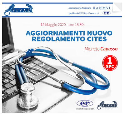 Webinar SIVAE: “Aggiornamento sul nuovo regolamento CITES”