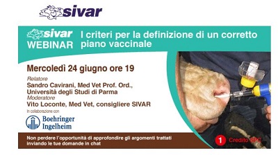 Webinar SIVAR 24 giugno h. 19 – “I criteri per la corretta valutazione di un piano vaccinale”