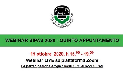 SIPAS Assemblea soci e “Epidemiologia e sorveglianza dell’infezione da virus dell’epatite E (HEV)”, 15 ottobre ore 16.00