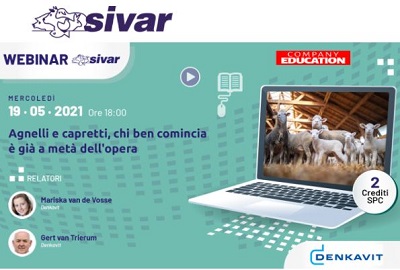 Webinar ovini e caprini – Merc.19 maggio “Agnelli e capretti, chi ben comincia è già a metà dell’opera”