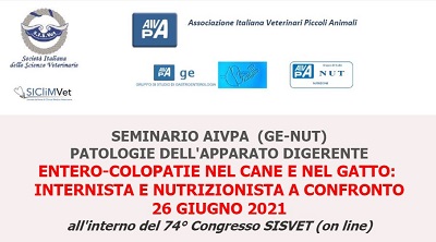 AIVPA-SISVET PATOLOGIE APPARATO DIGERENTE 26 GIUGNO 2021 ON LINE
