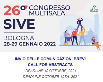 26° Congresso SIVE – Call for abstracts