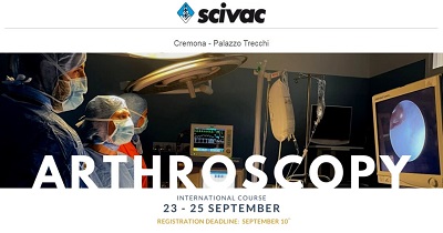 Arthroscopy International Course: iscrizioni in scadenza