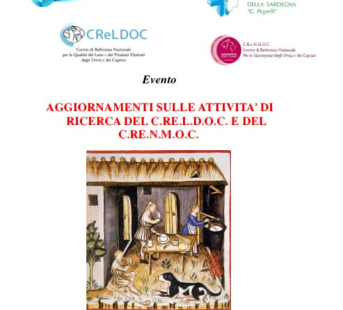 Evento formativo ONLINE, IZS LT e Sardegna: “AGGIORNAMENTI SULLE ATTIVITA DI RICERCA DEL C.RE.L.D.O.C. E DEL C.RE.N.M.O.C.”