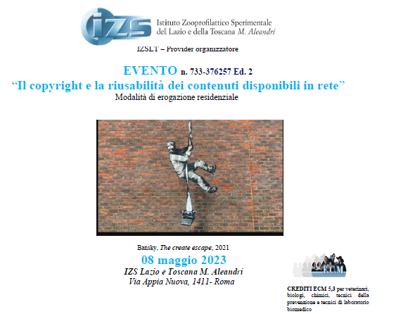 Evento formativo, IZSLT: “Il copyright e la riusabilità dei contenuti disponibili in rete”