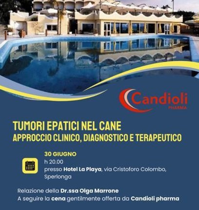 Evento formativo: “Tumori epatici nel cane: approccio clinico, diagnostico e terapeutico”