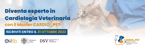 Università di Pisa – 1° edizione Master di II livello in “Cardiologia del cane e del gatto (CARDIO_PET)”