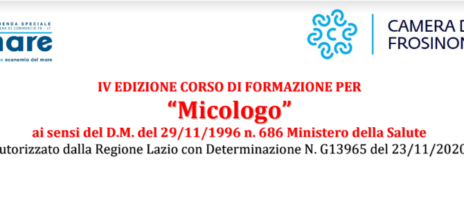 Evento Informare: “IV edizione Corso Micologo”