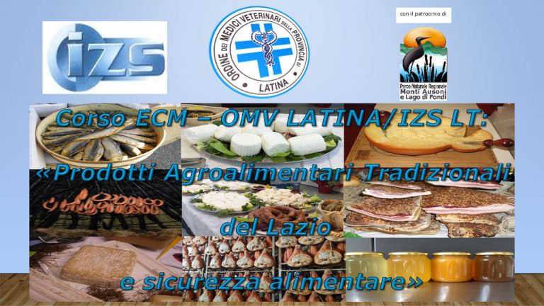 Corso ECM (la giornata in pillole): “Prodotti Agroalimentari Tradizionali del Lazio e sicurezza alimentare” – Fondi, 24 Maggio 2024. – Palazzo Caetani.