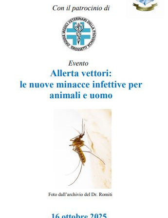 Corso ECM residenziale – IZS LT: “Allerta vettori: le nuove minacce infettive per animali e uomo” – 16/10/2025