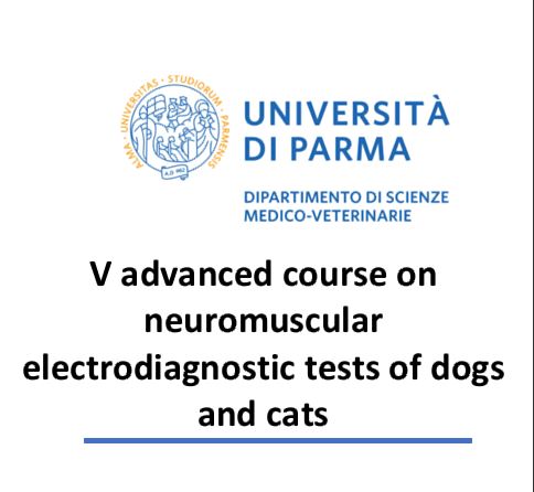 Corso UniPR: “V corso avanzato in Elettrodiagnostica neuromuscolare del cane e del gatto” –  4-5 ottobre 2025