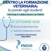 Evento divulgativo – FNOVI: “Presentazione dei dati IVSA Italy – Formazione e benessere degli studenti di Medicina Veterinaria” – 27 ottobre 2025