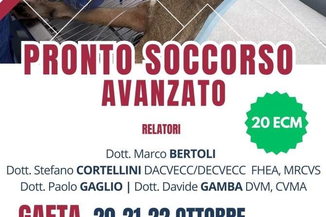 Corso ECM, Gaeta: “PRONTO SOCCORSO AVANZATO” – 20-22 Ottobre 2025