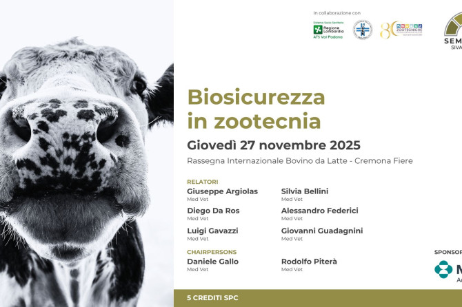 Seminario Nazionale-SivarSib: “Biosicurezza in zootecnia”- 27 novembre 2025