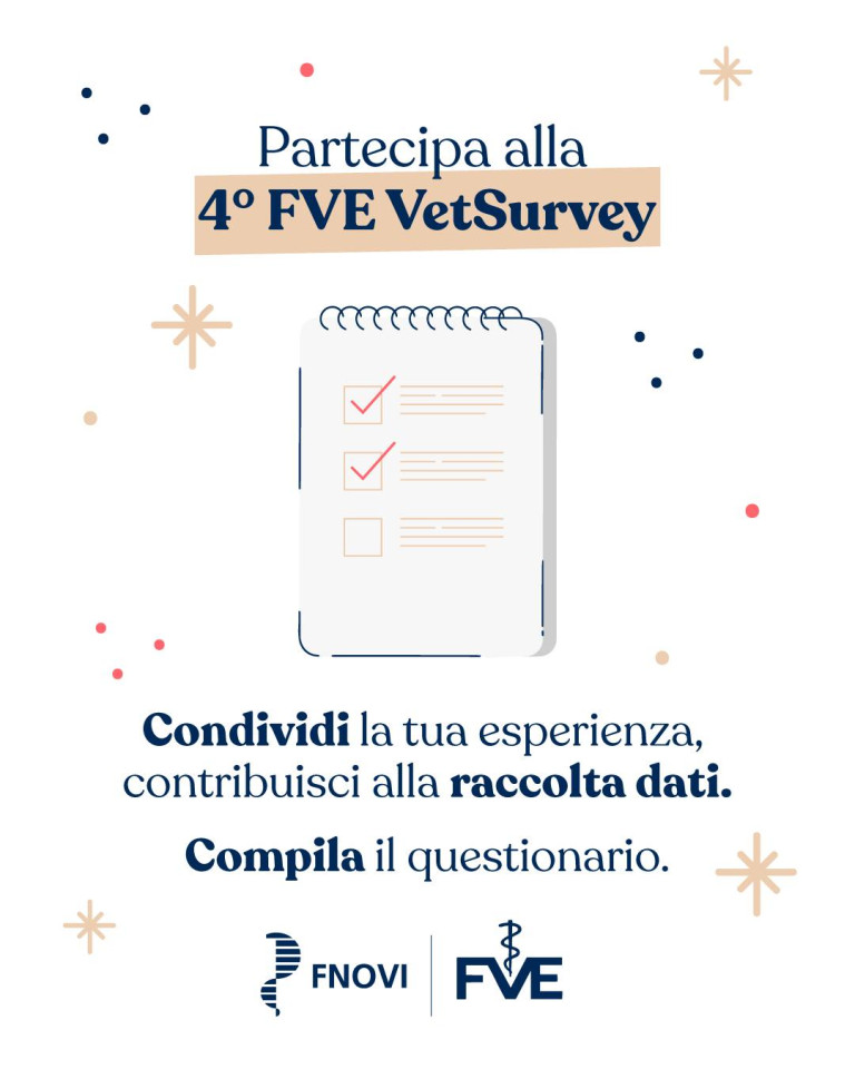 4° FVE VETSURVEY – INVITO ALLA COMPILAZIONE DEL QUESTIONARIO