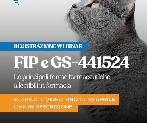Webinar FNOVI: “FIP e GS-441524: le principali forme farmaceutiche allestibili in farmacia”