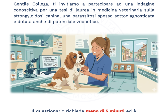 Invito alla compilazione del questionario UNIPG: “Strongyloidosi canina”