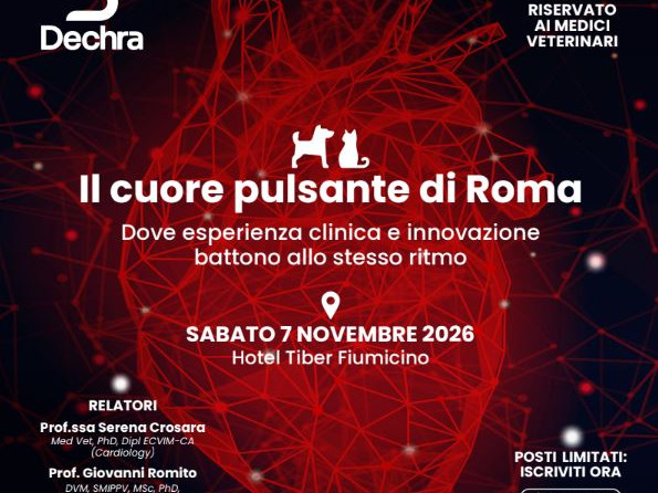 Evento cardiologia Roma- Dechra:“Il cuore pulsante di Roma: Dove esperienza clinica e innovazione battono allo stesso ritmo”